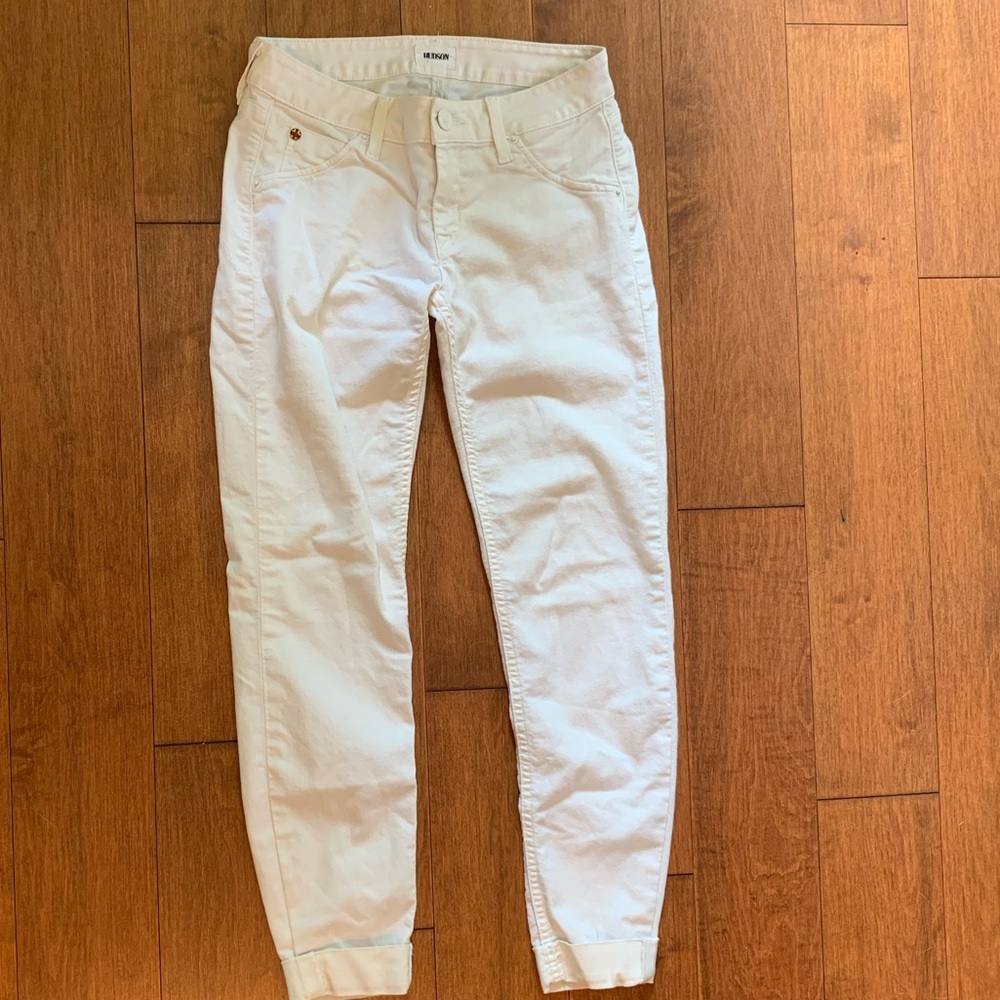 White Hudson jeans